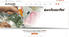 Desktop Screenshot of eurotesterpen.com